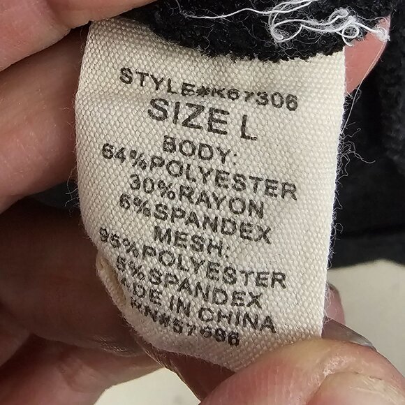 Black Lace Knit Cardigan Twee Coquette Whimsigoth Ribbed Sheer Y2K L - Picture 10 of 12